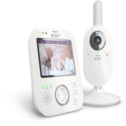 Philips Avent SCD620 Digital Video Monitor Baby Monitor with Own Network Long Range 1 pc