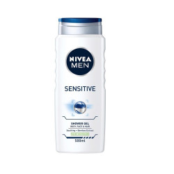 Nivea Men Shower Gel for Men Dry and Sensitive Skin 16.91 fl oz (500 ml)