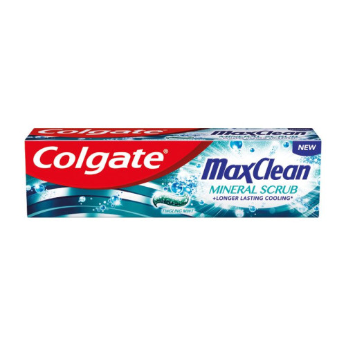 Colgate Max Clean Mineral Scrub Toothpaste with Polishing Effect 3.38 fl oz (100 ml)