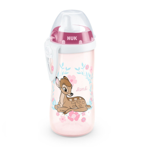 Nuk Kiddy Bambi Non-Spill Cup with Hard Spout and Valve for Children 12+ Months 10.14 fl oz (300 ml)