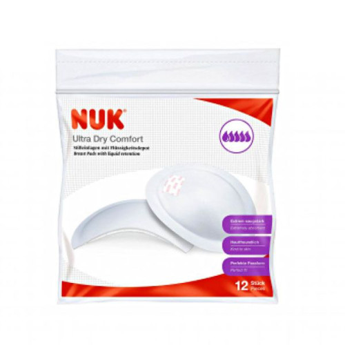 Nuk Ultra Dry Comfort Invisible Nursing Pads 12 pcs