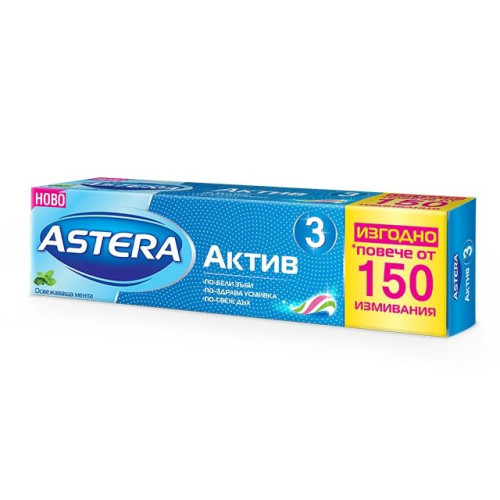 Astera 3 Active Toothpaste 5.07 fl oz (150 ml)