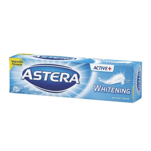 Astera Active+ Whitening Toothpaste for White and Beautiful Teeth 3.38 fl oz (100 ml)