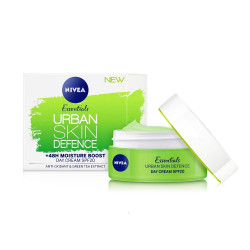 Nivea Daily Essentials Urban Skin Protection Moisture Cream 48h SPF 20 1.69 fl oz (50 ml)