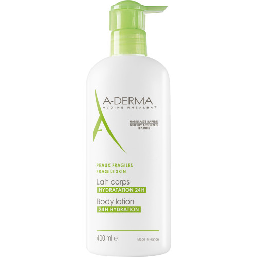 A-Derma Hydrating Body Milk 13.53 fl oz (400 ml)