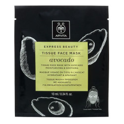 Apivita Express Beauty Hydrating and Soothing Sheet Face Mask with Avocado 0.34 fl oz (10 ml)