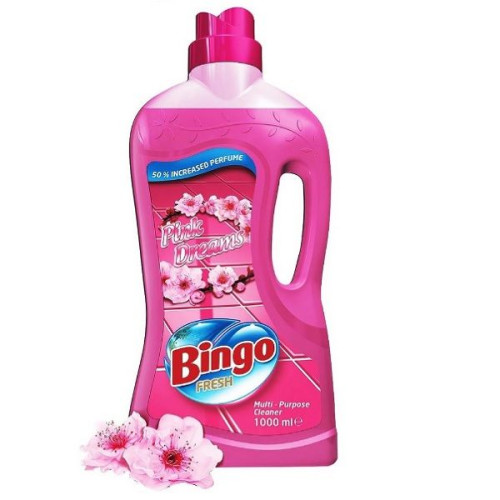 Bingo Fresh Universal Floor Cleaner Pink Dreams 33.81 fl oz (1000 ml)