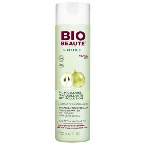 Nuxe Bio Beaute Cleansing Micellar Water for Face with White Grape Extract 6.76 fl oz (200 ml)