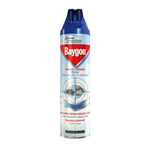 Baygon Aerosol Against Mosquitoes and Flies 13.53 fl oz (400 ml)