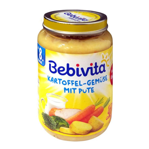 Bebivita Mashed Potatoes and Vegetables with Turkey Meat 8+ Months 7.76 oz (220 g)