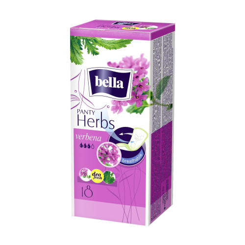 Bella Panty Herbs Verbena Daily Sanitary Pads with Verbena Extract 18 pcs