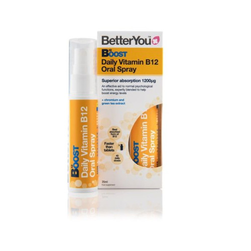 Betteryou Boost B12 Oral Spray with Apricot Flavor 0.85 fl oz (25 ml)