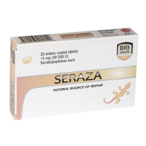 Bioshield Serase Dietary Supplement for Pain Inflammation and Swelling 30 Tablets
