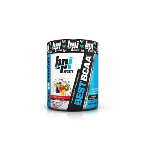 BPI Sports Best BCAA Amino Acids with Fruit Punch Flavor 10.58 oz (300 g)