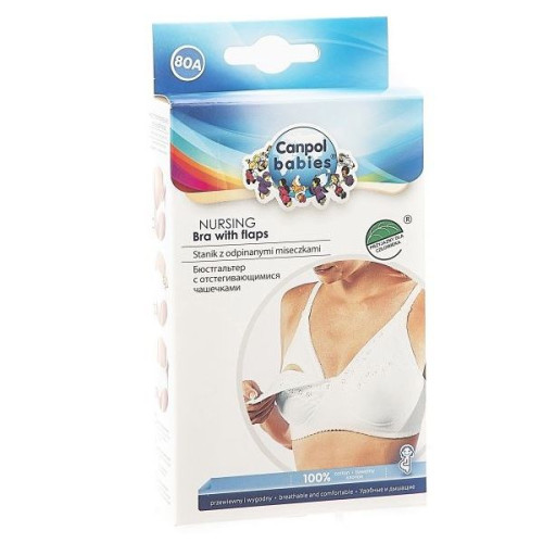 Canpol Babies Nursing Bra with Removable Cups - Size 80A