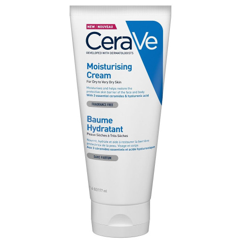 Cerave Hydrating Cream for Dry and Very Dry Skin for Face and Body 5.99 fl oz (177 ml)