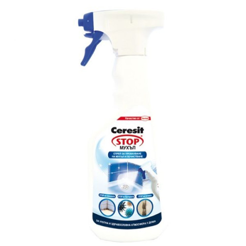 Ceresit Stop Disinfectant and Cleaning Spray for Bathrooms 16.91 fl oz (500 ml)