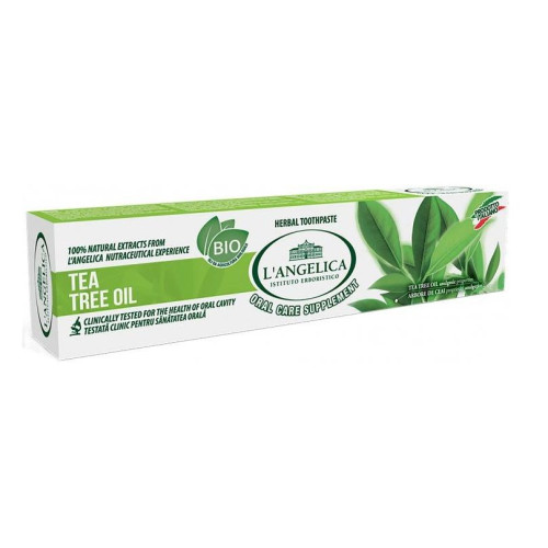 Langelica Organic Toothpaste with Tea Tree Oil 2.54 fl oz (75 ml)