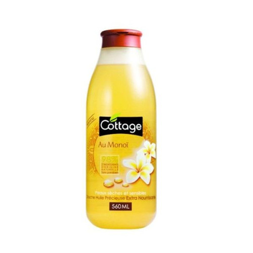 Cottage 2-in-1 Shower Gel and Bath Foam with Monoi Oil 18.94 fl oz (560 ml)
