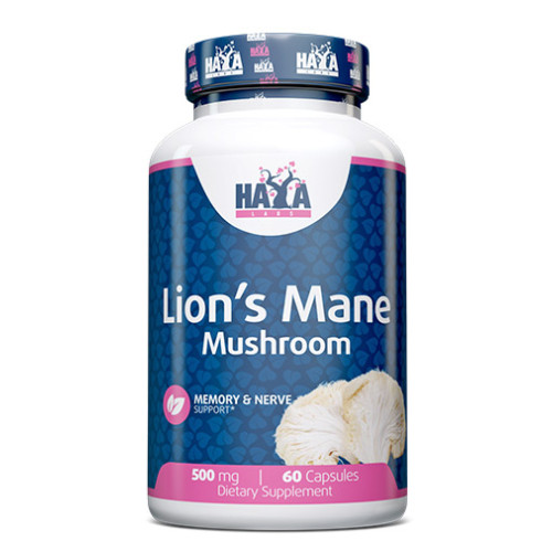 Haya Labs Lion's Mane Mushroom 500 mg 60 Capsules