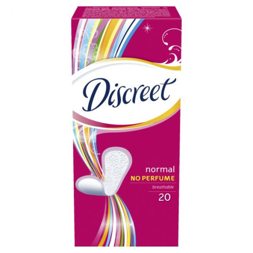 Discreet Everyday Normal Plus Protective Daily Sanitary Pads Made of Breathable Fabric 20 pcs