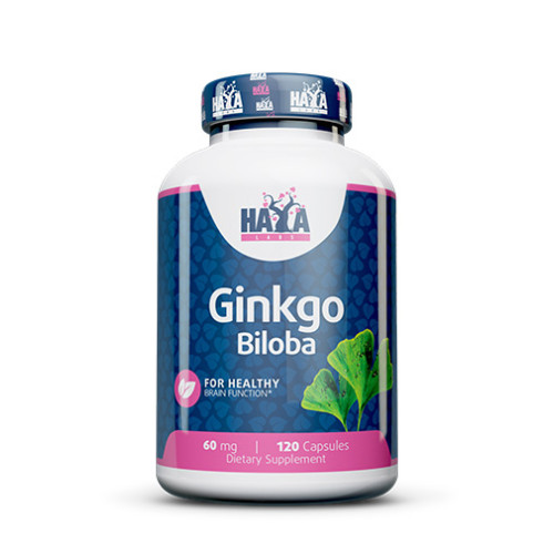 Haya Labs Ginkgo Biloba 60mg 120 Capsules