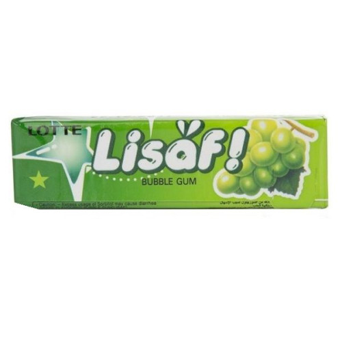 Lotte Green Grape Flavor Chewing Gum 5 Strips