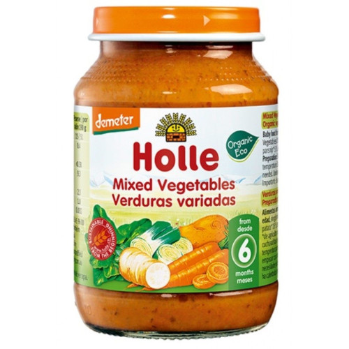 Holle Organic Vegetable Mix Puree 6+ Months 6.7 oz (190 g)