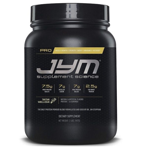 Jym Pro Protein Blend of Fast Moderate and slow-digesting Proteins Vanilla 2.03 lb (922 g)