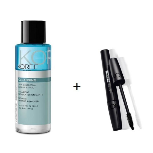 Korff Women's Promo Set Volume Mascara and Face Cleansing Lotion