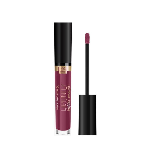 Max Factor Lipfinity Velvet Matte Long-Lasting Matte Liquid Lipstick 050 Satin Berry