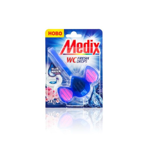 Medix WC Fresh Drops Blue Water Toilet Block 1.16 oz (33 g)