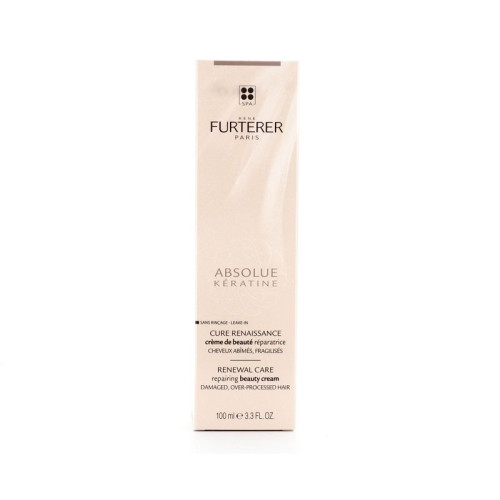 Rene Furterer Absolue Keratine Revitalizing Ritual for Damaged over-treated Hair 3.38 fl oz (100 ml)