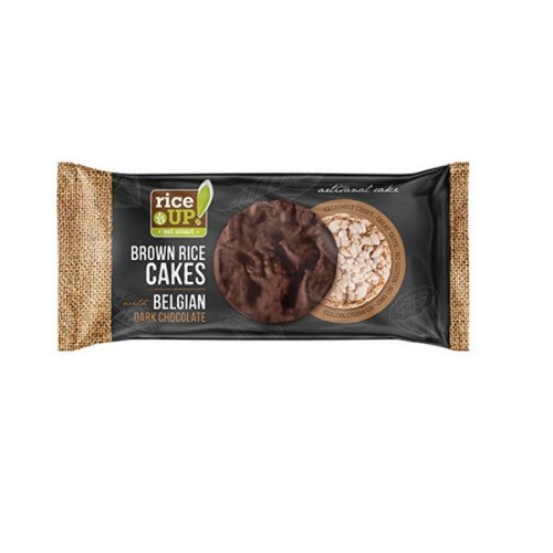 Rice Up Brown Rice Cakes with Belgian Dark Chocolate Rice Cakes with Dark Chocolate 3.17 oz (90 g)