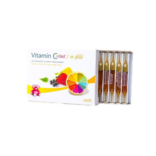 Naturpharma Vitamin C Fast Children 200 mg 10 Ampoules