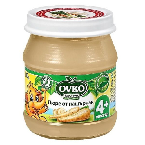 Ovko Parsnip Vegetable Puree for Children 4+ Months 3.53 oz (100 g) - 5954