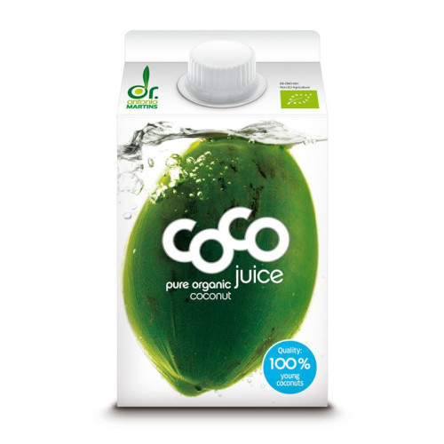 Dr. Martins Organic Coconut Water 16.91 fl oz (500 ml)