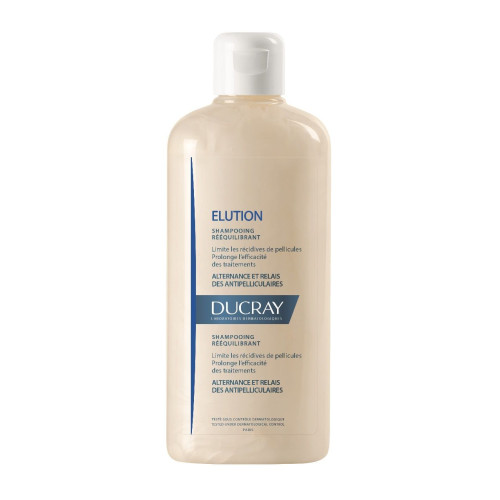 Ducray Elution Rebalancing Shampoo for Alternating or Follow-up Care for Dandruff Treatment 6.76 fl oz (200 ml)