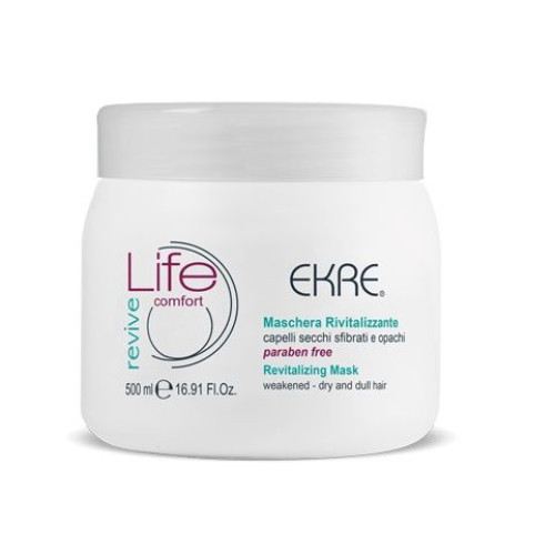 Ekre Life Comfort Revive Revitalizing Mask for Dry and Damaged Hair 16.91 fl oz (500 ml)