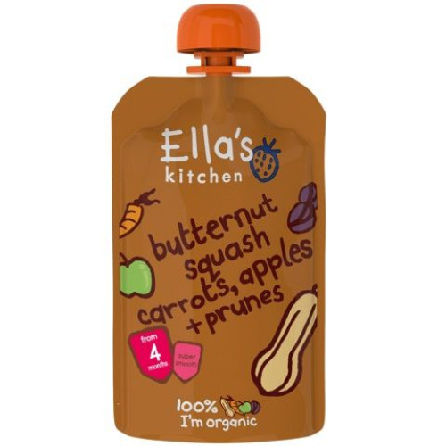 Ellas Kitchen Organic Baby Puree with Pumpkin Carrots Apples and Blueberries 4.23 oz (120 g)