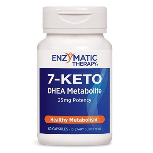 Enzymatic Therapy 7-Keto for Good Metabolism 25 mg 60 Capsules