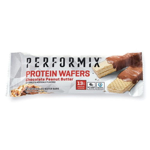 Performix Protein Wafers Chocolate and Peanut Butter Flavor Protein Wafer 1.34 oz (38 g)
