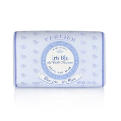 Perlier Iris Blu Blue Iris Scented Soap 4.41 oz (125 g)