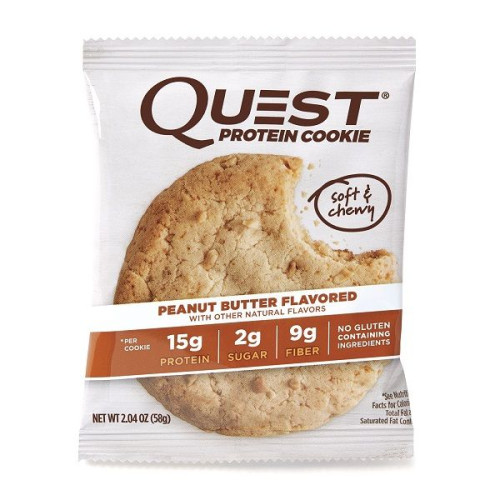 Quest Protein Cookie Peanut Butter Peanut Butter Flavor Protein Cookie 2.05 oz (58 g)