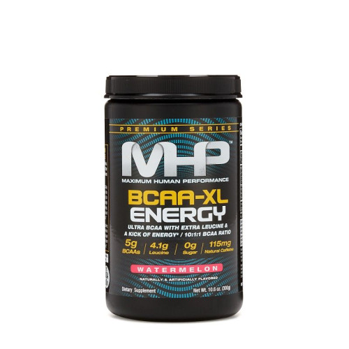 MHP BCAA XL Energy Amino Acids with High Caffeine Content Watermelon 10.58 oz (300 g)