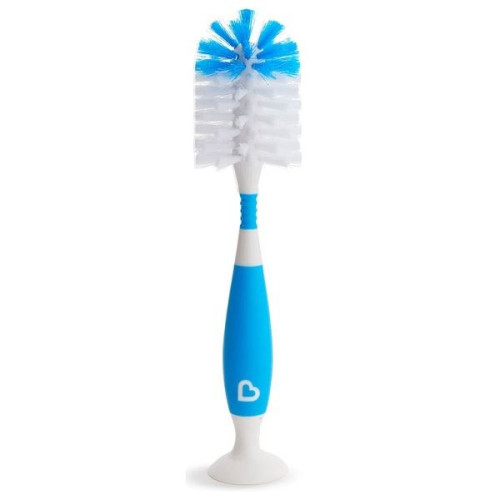 Munchkin Bottle and Pacifier Brush + Small Brush Blue