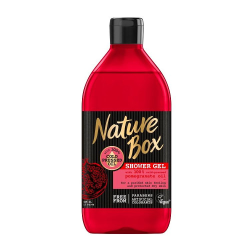 Nature Box Pomegranate Moisturizing Body Shower Gel with Pomegranate Oil 13.02 fl oz (385 ml)