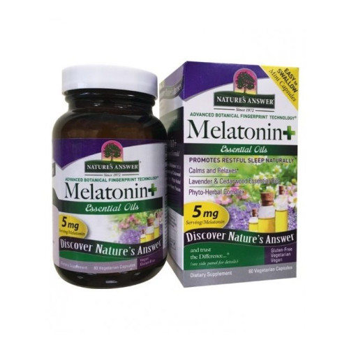 Nature's Answer Melatonin + for Restful Sleep 60 Capsules