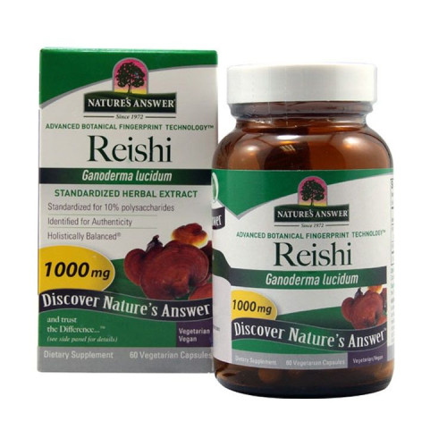 Nature's Answer Reishi for High Immunity 1000 mg 60 Capsules