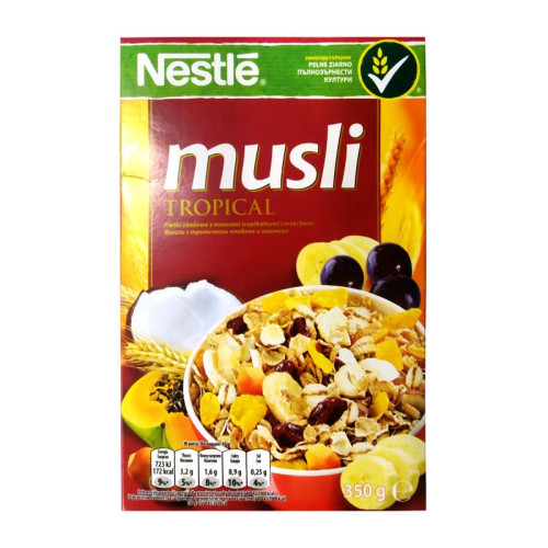 Nestle Muesli Tropical Cereal Breakfast 3 1.76 oz (50 g)